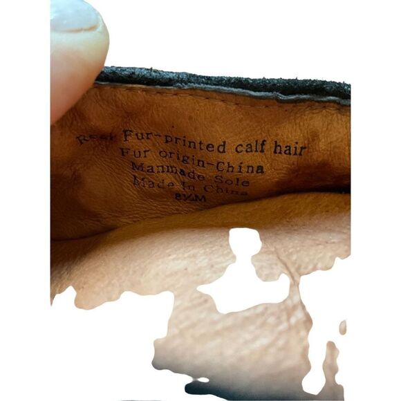 Halogen CalfHair Animal Print Leather Pumps - Picture 11 of 15